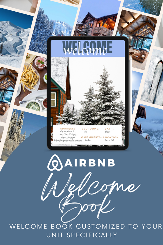 Personalized- Done for you Airbnb Welcome Packet